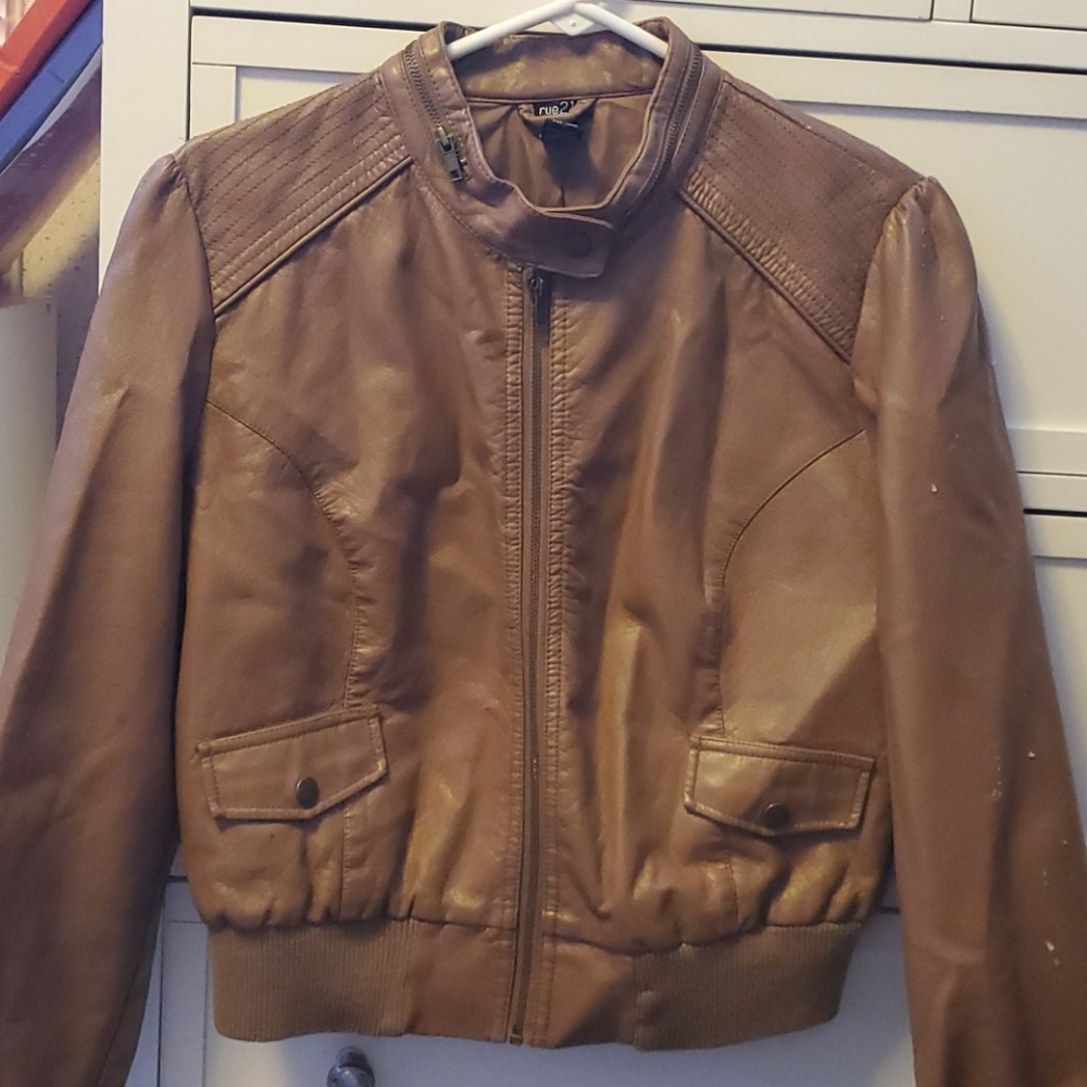 Faux Leather Jacket
